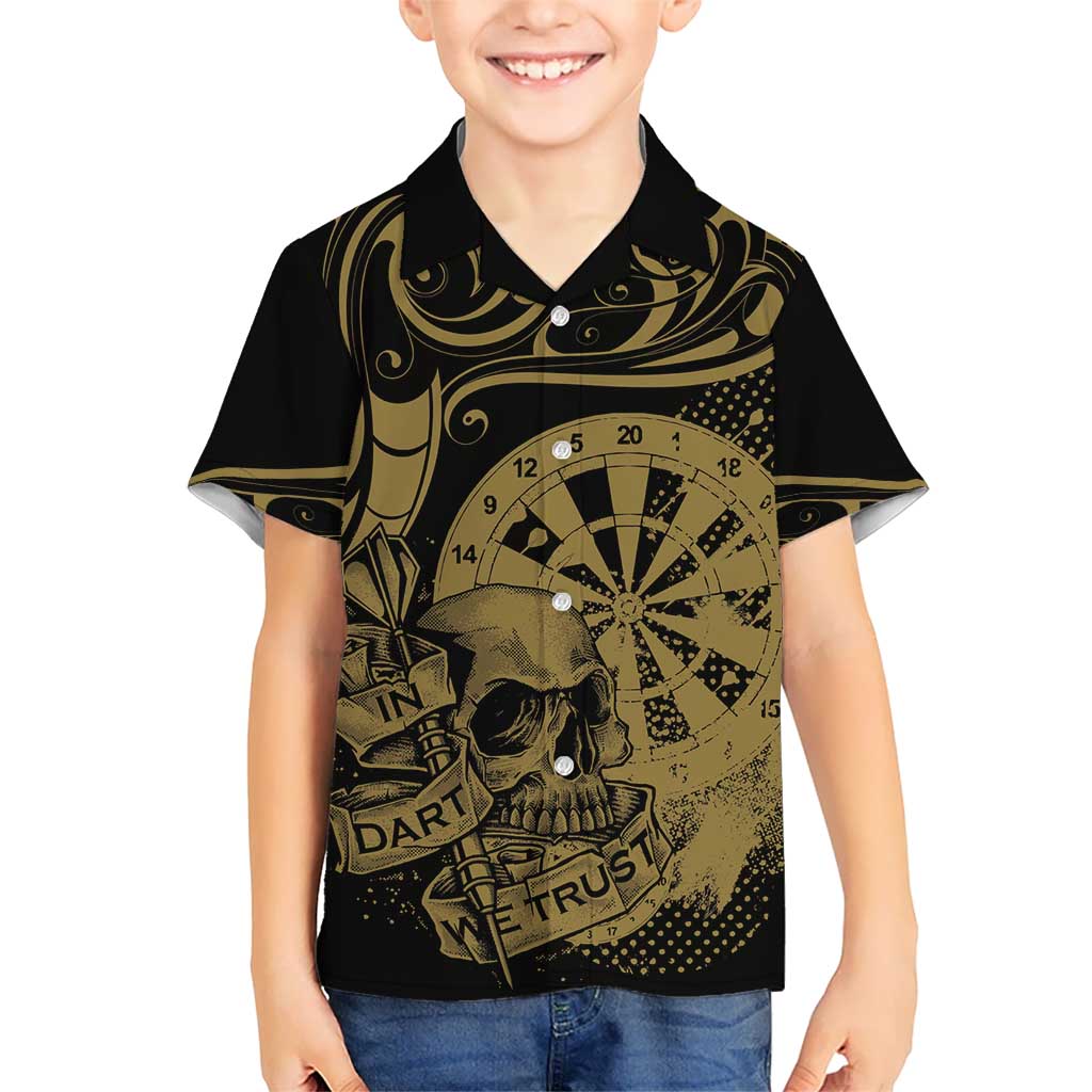 New Zealand Darts Hawaiian Shirt Skull In Dart We Trust Maori Pattern - Polynesian Pride