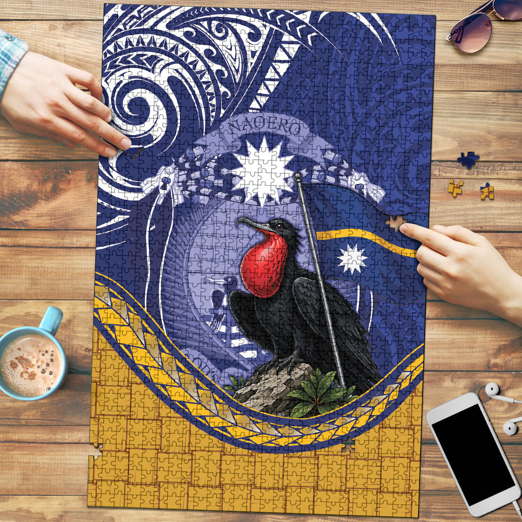 Magnificent Frigatebird Nauru Puzzle Pandanus Weaving Polynesian Pattern