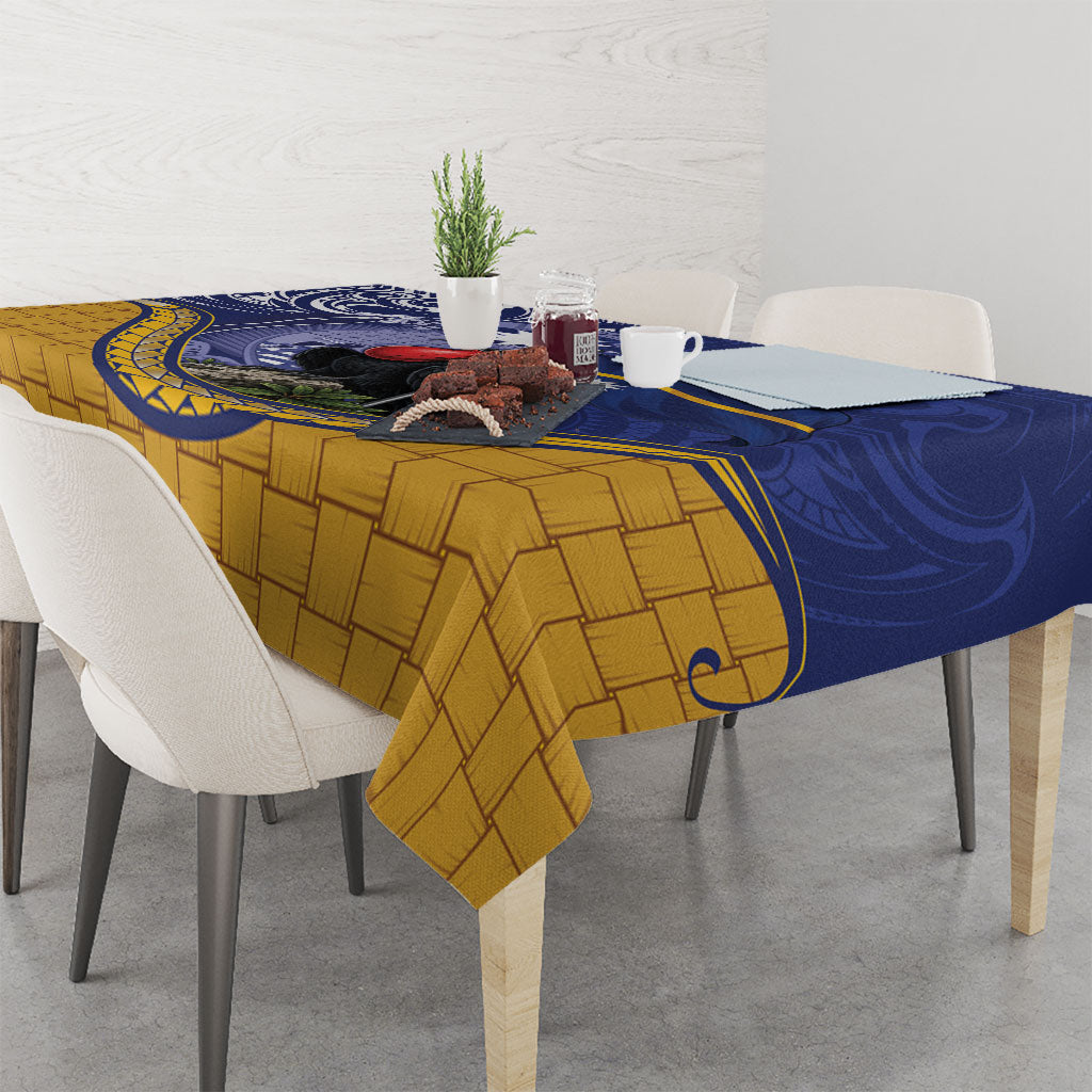 Magnificent Frigatebird Nauru Tablecloth Pandanus Weaving Polynesian Pattern