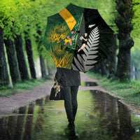 New Zealand and South Africa Rugby Umbrella Ultimate Rivalry All Black Springboks
