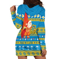 Tuvalu Christmas Hoodie Dress Cute Santa Manuia te Kilisimasi LT14 - Polynesian Pride