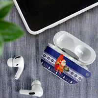 Nauru Christmas AirPods Case Cute Santa Coat Of Arms Merry Xmas - Polynesian Pride