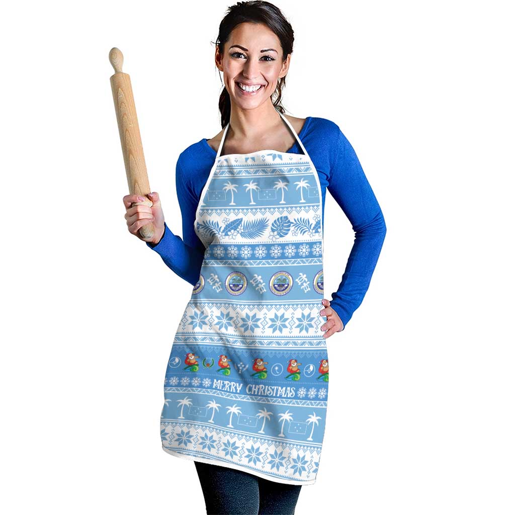 FSM Christmas Apron Merry Xmas Federated States of Micronesia - Polynesian Pride