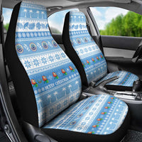 FSM Christmas Car Seat Cover Merry Xmas Federated States of Micronesia LT14 - Polynesian Pride