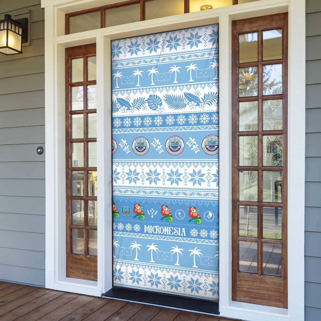 FSM Christmas Door Cover Merry Xmas Federated States of Micronesia LT14 - Polynesian Pride