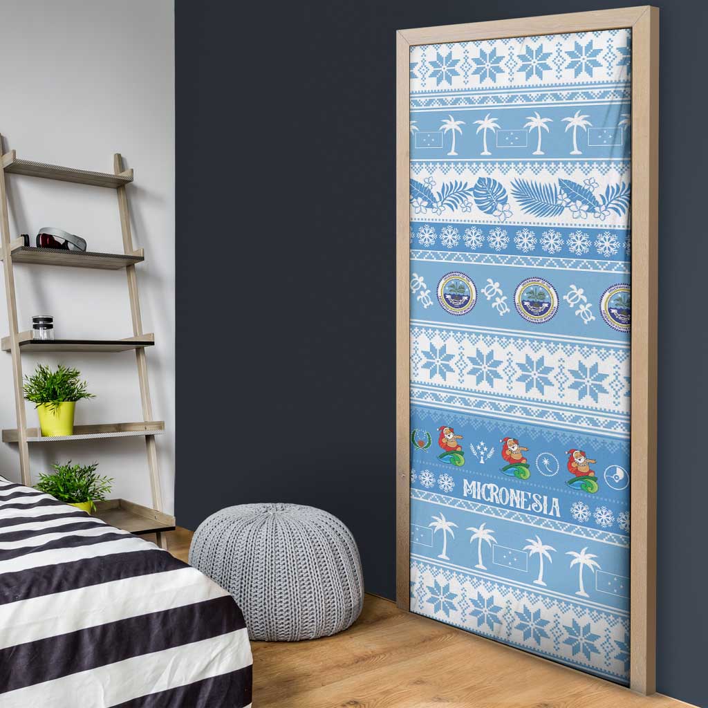 FSM Christmas Door Cover Merry Xmas Federated States of Micronesia LT14 - Polynesian Pride