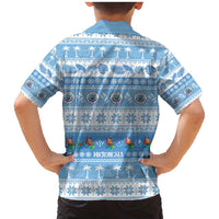 FSM Christmas Family Matching Mermaid Dress and Hawaiian Shirt Merry Xmas Federated States of Micronesia LT14 - Polynesian Pride