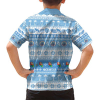 FSM Christmas Family Matching Summer Maxi Dress and Hawaiian Shirt Merry Xmas Federated States of Micronesia LT14 - Polynesian Pride