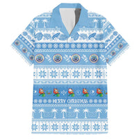 FSM Christmas Hawaiian Shirt Merry Xmas Federated States of Micronesia LT14 Blue - Polynesian Pride