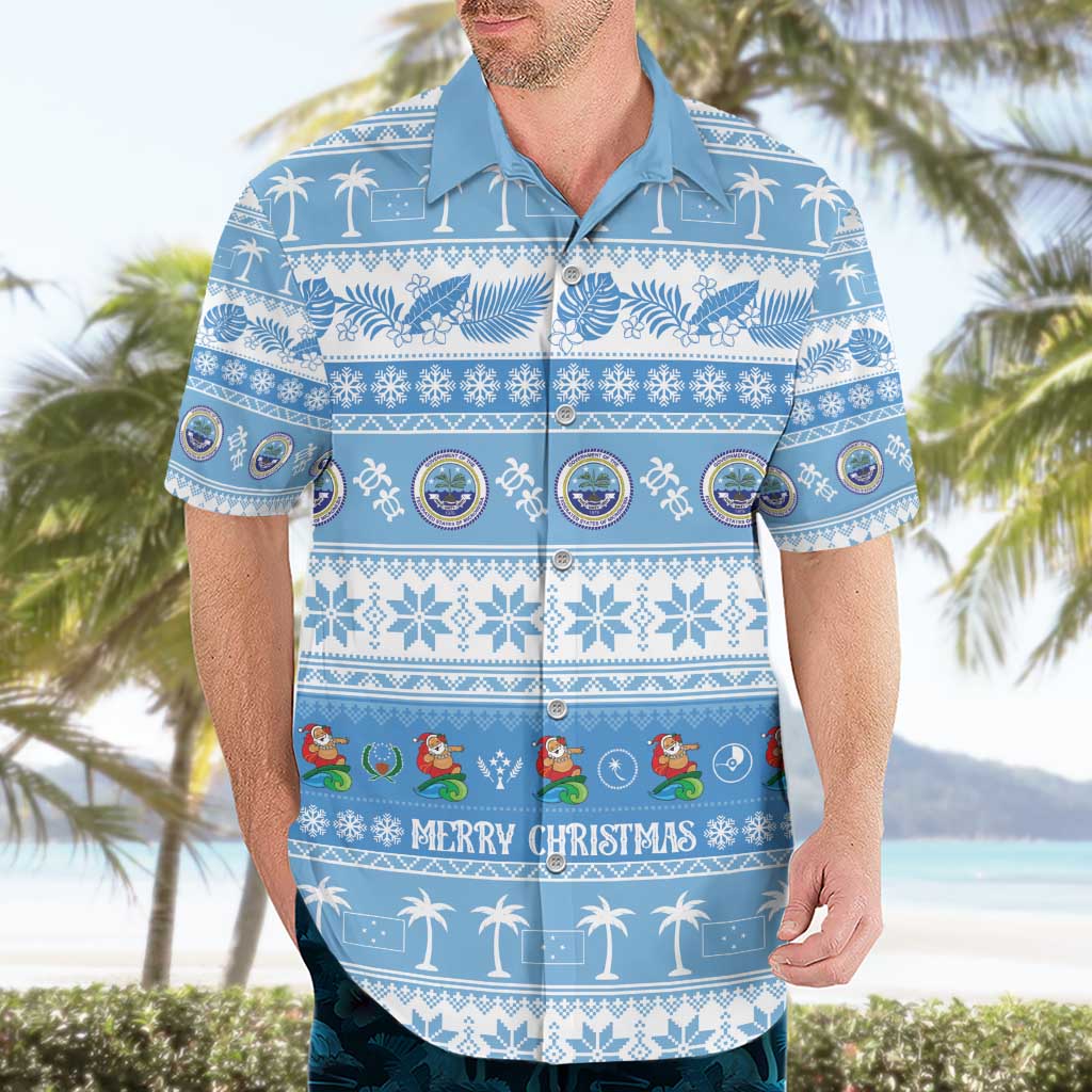 FSM Christmas Hawaiian Shirt Merry Xmas Federated States of Micronesia LT14 - Polynesian Pride