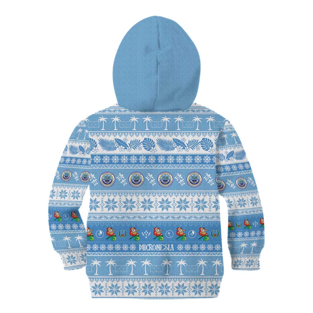 FSM Christmas Kid Hoodie Merry Xmas Federated States of Micronesia LT14 - Polynesian Pride