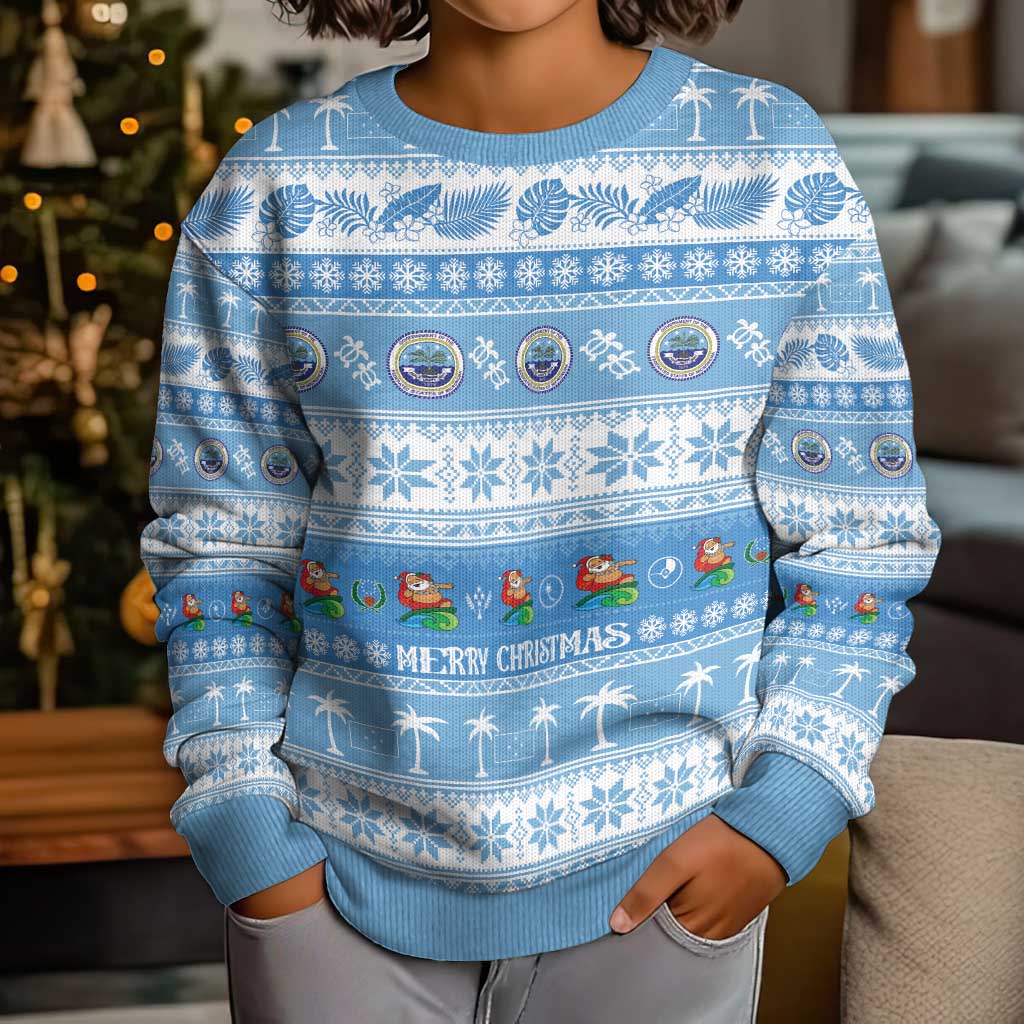 FSM Christmas Kid Ugly Christmas Sweater Merry Xmas Federated States of Micronesia LT14 - Polynesian Pride