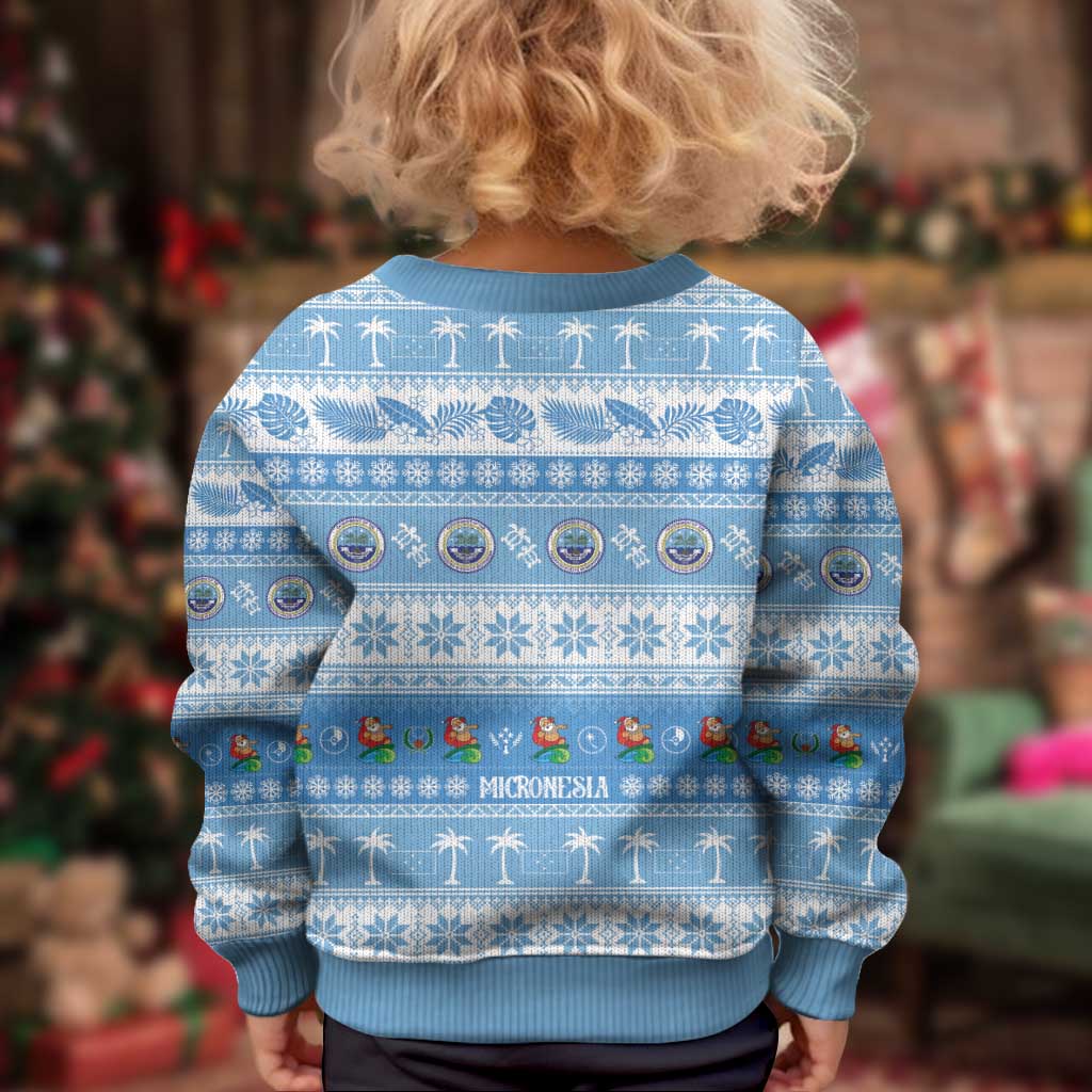 FSM Christmas Kid Ugly Christmas Sweater Merry Xmas Federated States of Micronesia LT14 - Polynesian Pride