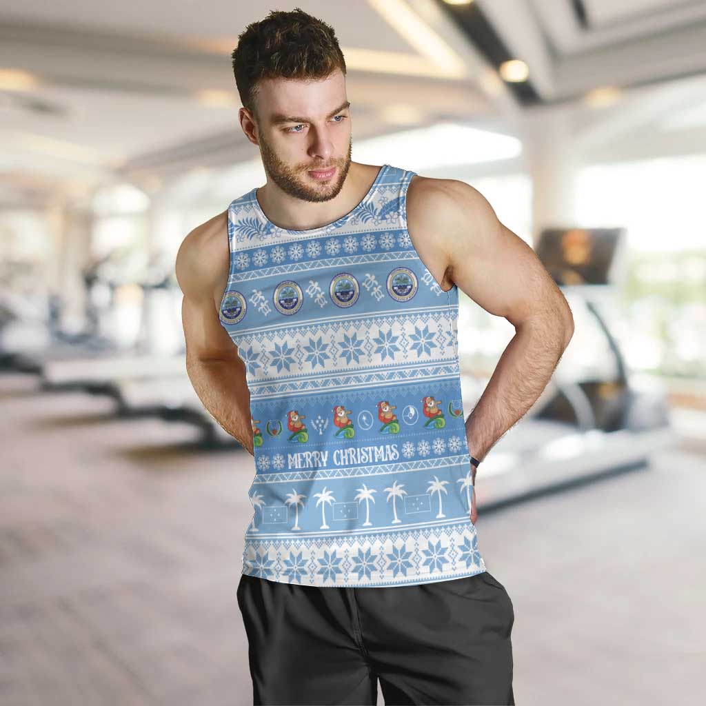 FSM Christmas Men Tank Top Merry Xmas Federated States of Micronesia - Polynesian Pride
