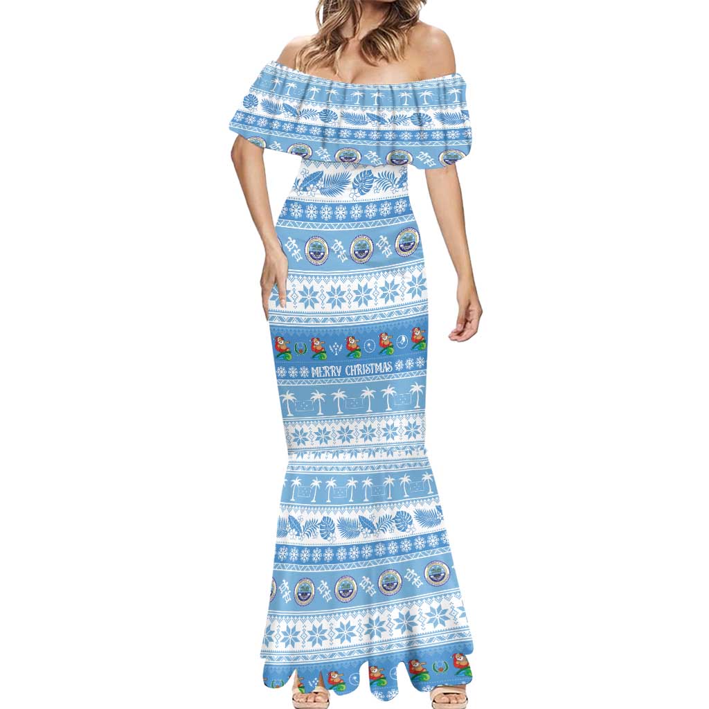 FSM Christmas Mermaid Dress Merry Xmas Federated States of Micronesia LT14 - Polynesian Pride