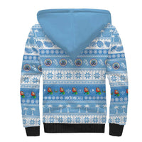 FSM Christmas Sherpa Hoodie Merry Xmas Federated States of Micronesia LT14 - Polynesian Pride