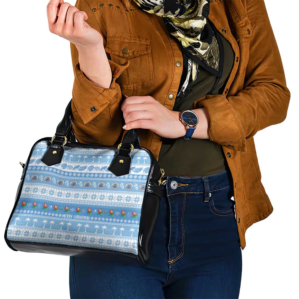 FSM Christmas Shoulder Handbag Merry Xmas Federated States of Micronesia - Polynesian Pride