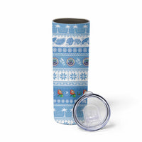 FSM Christmas Skinny Tumbler Merry Xmas Federated States of Micronesia LT14 - Polynesian Pride