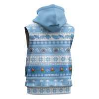 FSM Christmas Sleeveless Hoodie Merry Xmas Federated States of Micronesia LT14 - Polynesian Pride