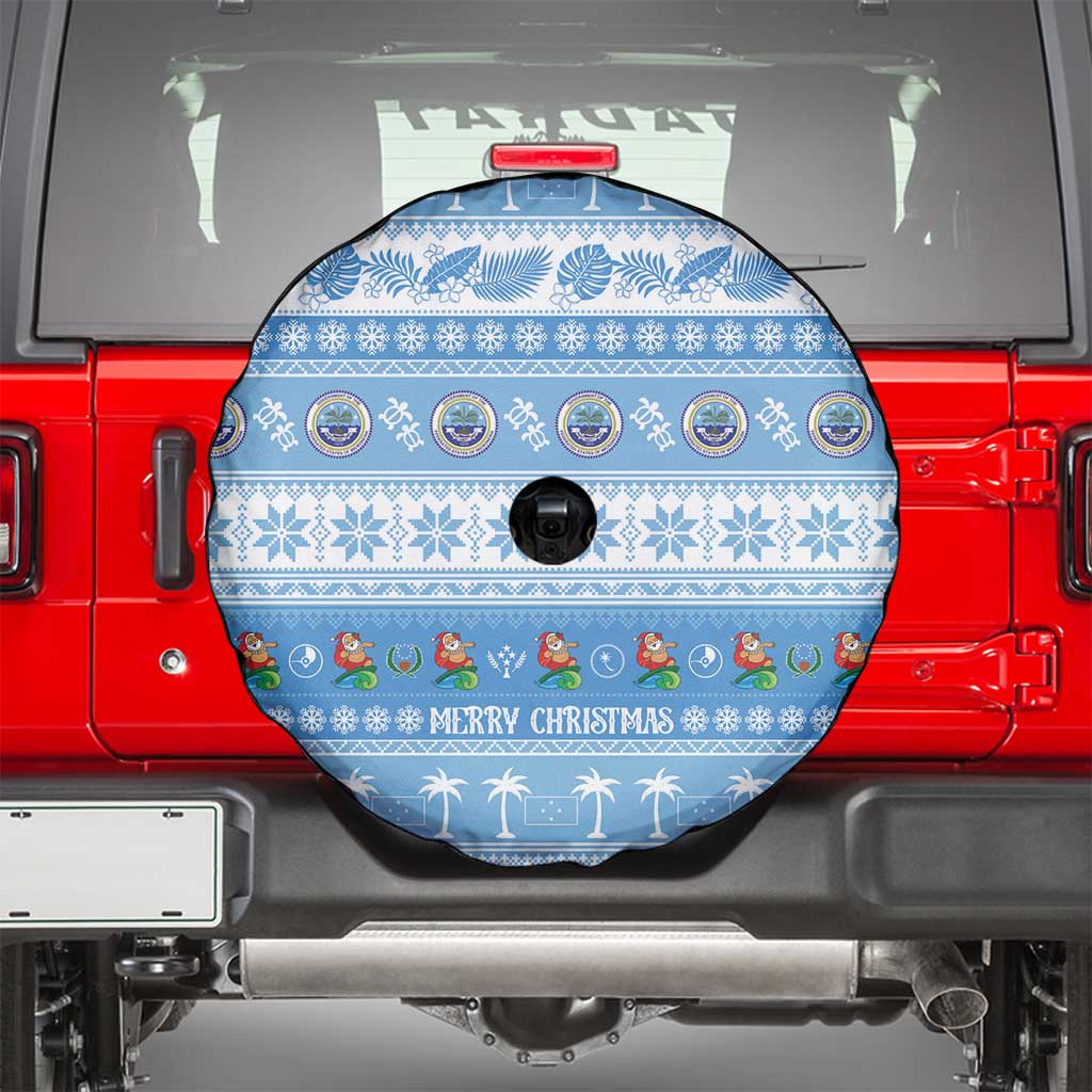 FSM Christmas Spare Tire Cover Merry Xmas Federated States of Micronesia LT14 - Polynesian Pride