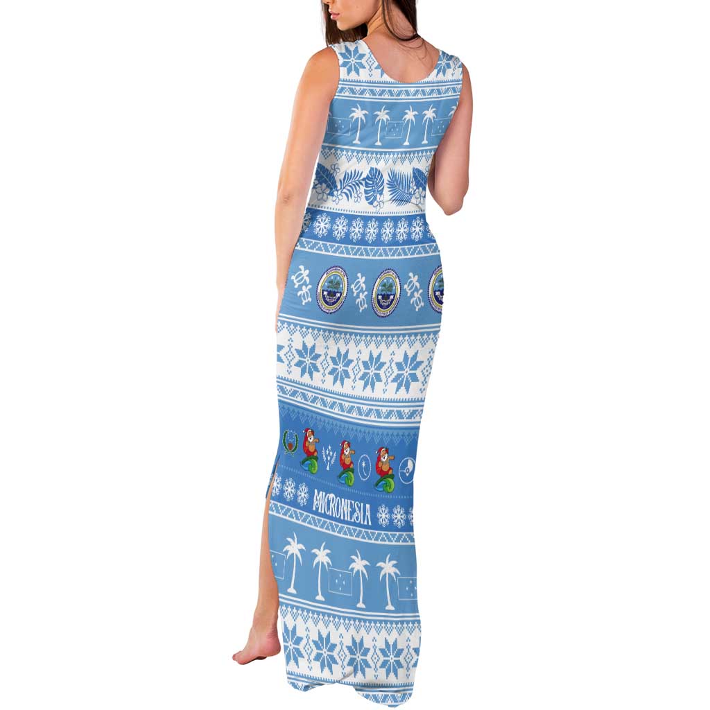 FSM Christmas Tank Maxi Dress Merry Xmas Federated States of Micronesia LT14 - Polynesian Pride