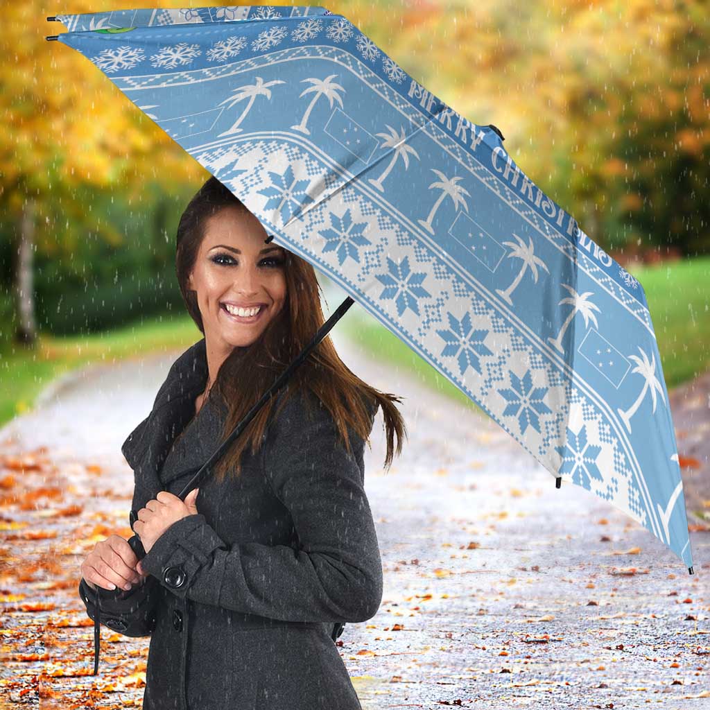 FSM Christmas Umbrella Merry Xmas Federated States of Micronesia - Polynesian Pride