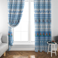 FSM Christmas Window Curtain Merry Xmas Federated States of Micronesia - Polynesian Pride