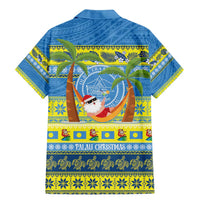 Palau Christmas Family Matching Mermaid Dress and Hawaiian Shirt Chilling Santa Ungil Kurismas LT14 - Polynesian Pride