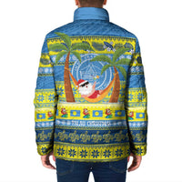 Palau Christmas Padded Jacket Chilling Santa Ungil Kurismas LT14 - Polynesian Pride