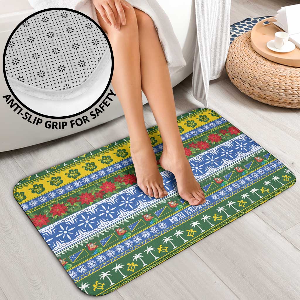 Solomon Islands Christmas Bathroom Set The Solomons Melanesian Meri Krismas - Polynesian Pride