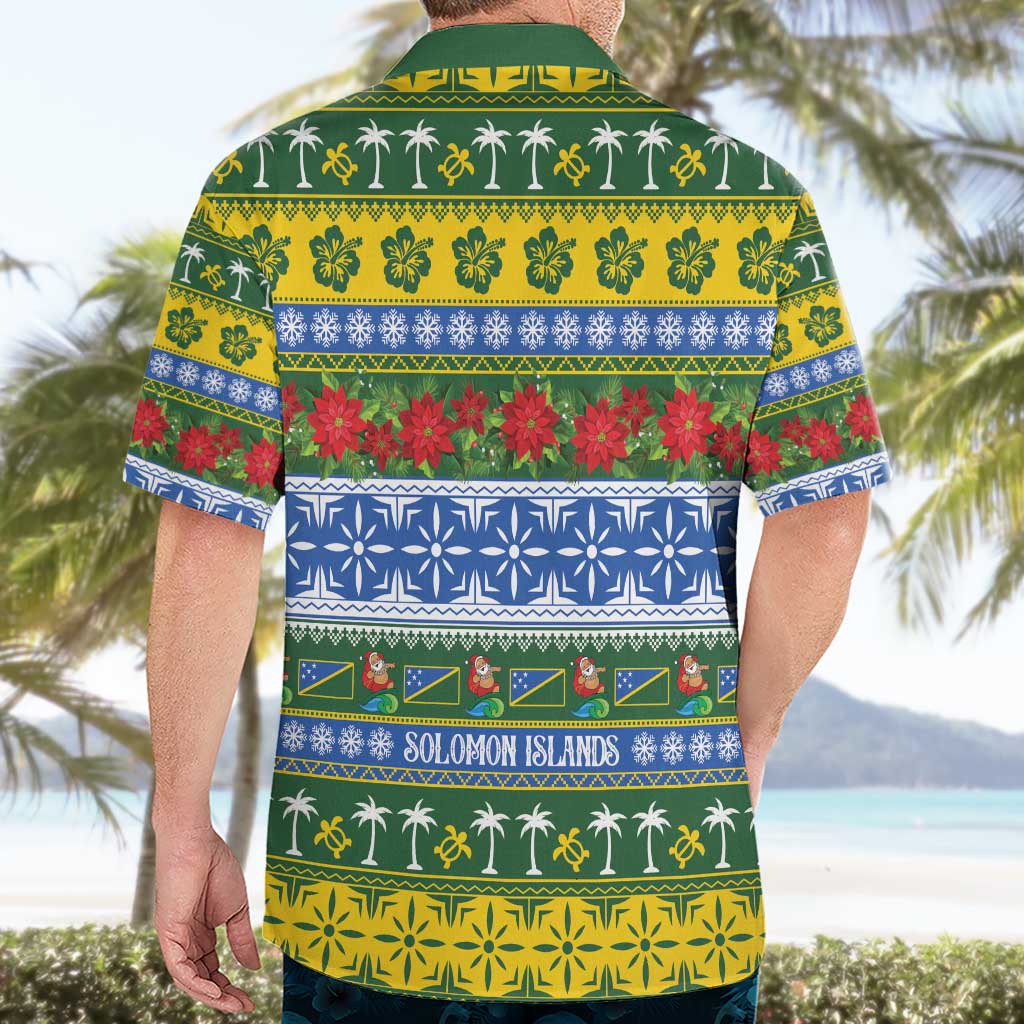 Solomon Islands Christmas Hawaiian Shirt The Solomons Melanesian Meri Krismas - Polynesian Pride