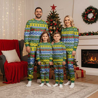 Solomon Islands Christmas Pajama Set The Solomons Melanesian Meri Krismas - Polynesian Pride