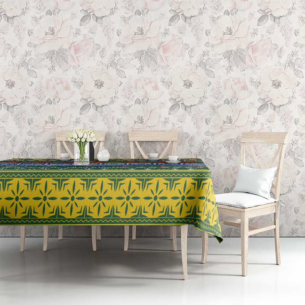 Solomon Islands Christmas Tablecloth The Solomons Melanesian Meri Krismas - Polynesian Pride