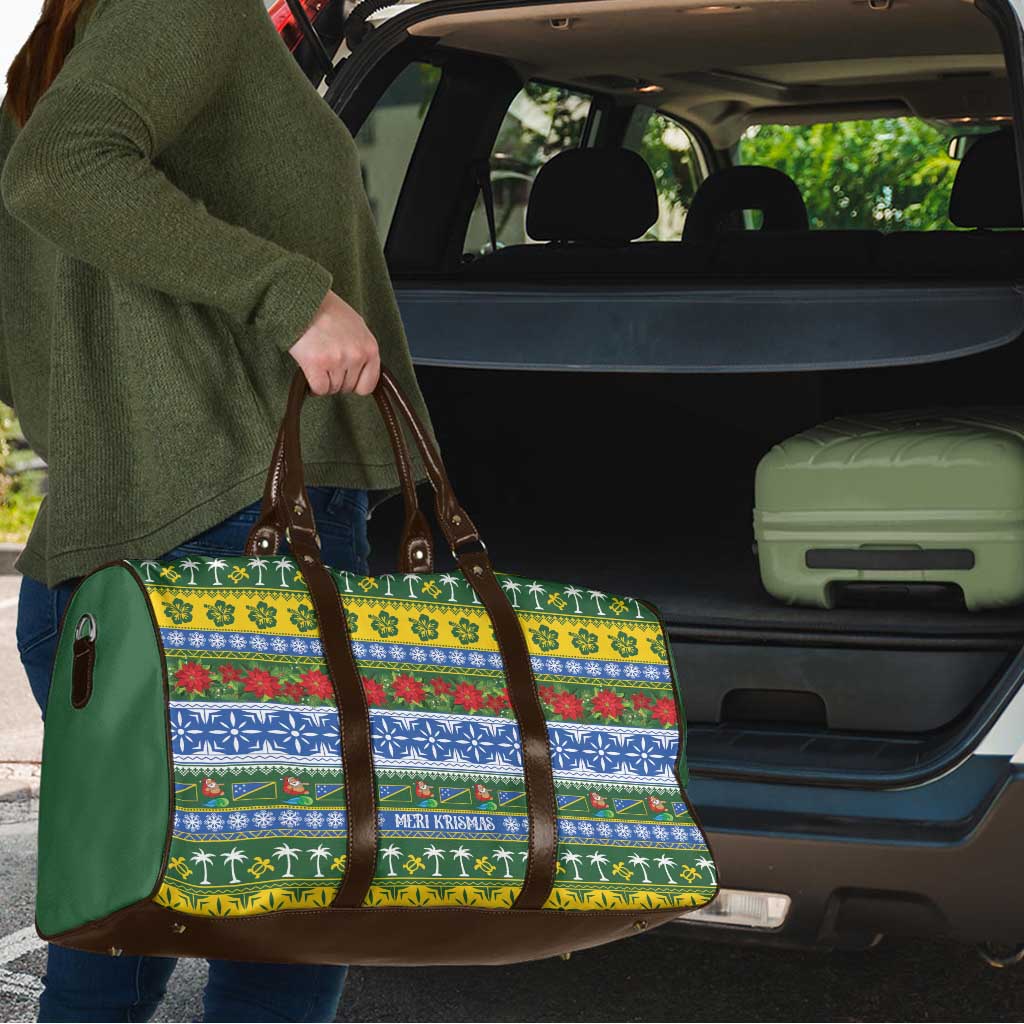 Solomon Islands Christmas Travel Bag The Solomons Melanesian Meri Krismas - Polynesian Pride