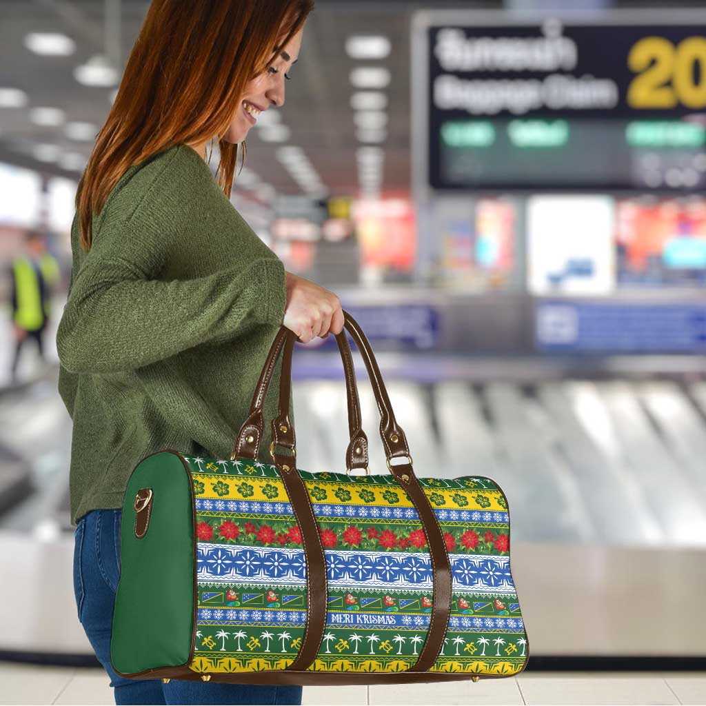 Solomon Islands Christmas Travel Bag The Solomons Melanesian Meri Krismas - Polynesian Pride