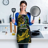 Solomon Islands Apron 677 Proud Crocodile Melanesian Pattern - Polynesian Pride
