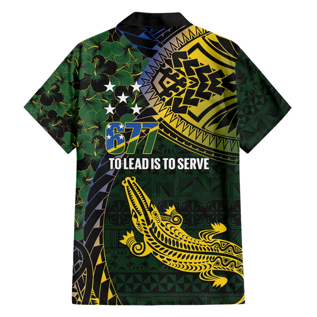 Solomon Islands Family Matching Summer Maxi Dress and Hawaiian Shirt 677 Proud Crocodile Melanesian Pattern LT14 - Polynesian Pride
