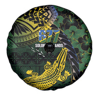 Solomon Islands Spare Tire Cover 677 Proud Crocodile Melanesian Pattern LT14 - Polynesian Pride