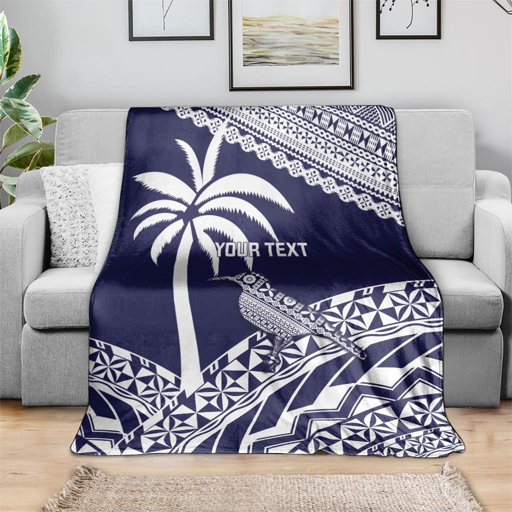 Nadi Fiji 2026 Rugby Custom Blanket Kikau Fijian Tapa Pattern LT14 - Polynesian Pride