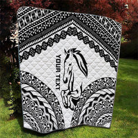Nadroga Fiji 2026 Rugby Custom Quilt Stallion Fijian Tapa Pattern LT14 - Polynesian Pride