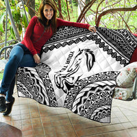 Nadroga Fiji 2026 Rugby Custom Quilt Stallion Fijian Tapa Pattern LT14 - Polynesian Pride