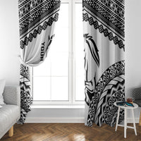 Nadroga Fiji 2026 Rugby Custom Window Curtain Stallion Fijian Tapa Pattern LT14 - Polynesian Pride