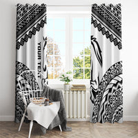 Nadroga Fiji 2026 Rugby Custom Window Curtain Stallion Fijian Tapa Pattern LT14 - Polynesian Pride