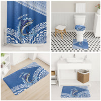 Yasawa Fiji 2026 Rugby Custom Bathroom Set Marlin Fijian Tapa Pattern LT14 - Polynesian Pride