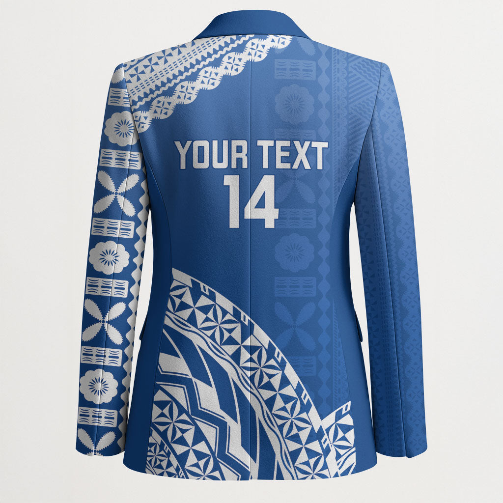 Yasawa Fiji 2026 Rugby Custom Blazer Marlin Fijian Tapa Pattern LT14 - Polynesian Pride