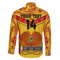 Custom Papua New Guinea Rugby Family Matching Off Shoulder Maxi Dress and Hawaiian Shirt 2023 Go Kumuls Pacific Dynamic Style LT14 - Polynesian Pride