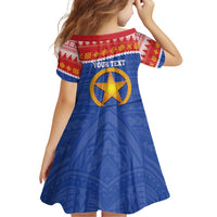 Personalized The Philippines Christmas Family Matching Off Shoulder Short Dress and Hawaiian Shirt Pilipinas Parol - Maligayang Pasko! LT14 - Polynesian Pride