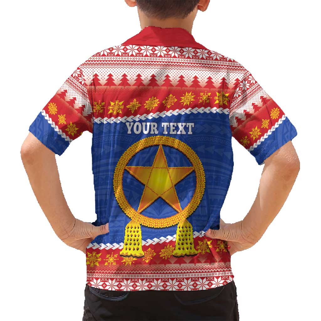 Personalized The Philippines Christmas Family Matching Puletasi and Hawaiian Shirt Pilipinas Parol - Maligayang Pasko! LT14 - Polynesian Pride