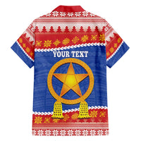 Personalized The Philippines Christmas Family Matching Summer Maxi Dress and Hawaiian Shirt Pilipinas Parol - Maligayang Pasko! LT14 - Polynesian Pride