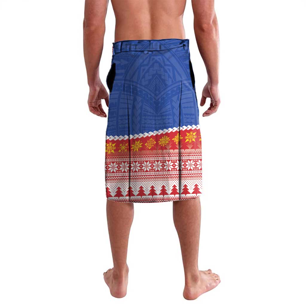 Personalized The Philippines Christmas Lavalava Pilipinas Parol - Maligayang Pasko! LT14 - Polynesian Pride